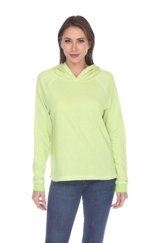 8906 Junior's French Terry Boxy Hoodie Pullover