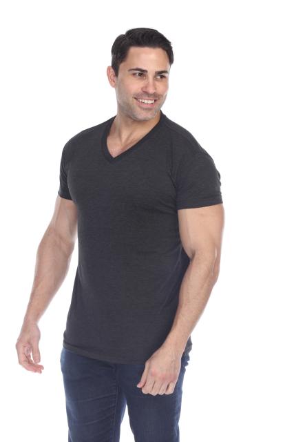 3751 Men's Tri Blend V-Neck Tee