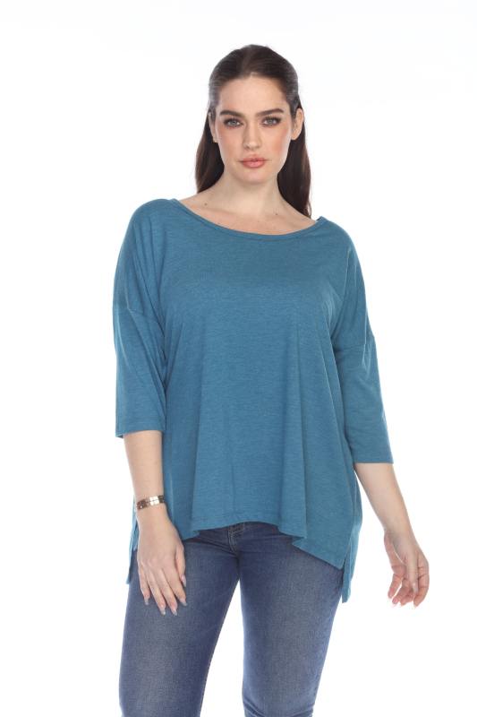 3205 Junior's Tri Blend Hi-Lo Tunic
