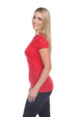 1000 Junior's Luxury Cap Sleeve Crew Neck Tee