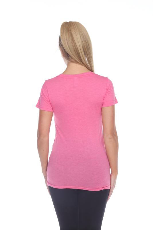 3203 Junior's Tri Blend Short Sleeve Deep V-Neck Tee