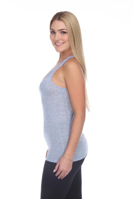 2004 Junior's Poly Linen Blend Racerback Tank