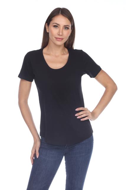 1001 Juniors Scoop Neck Tee