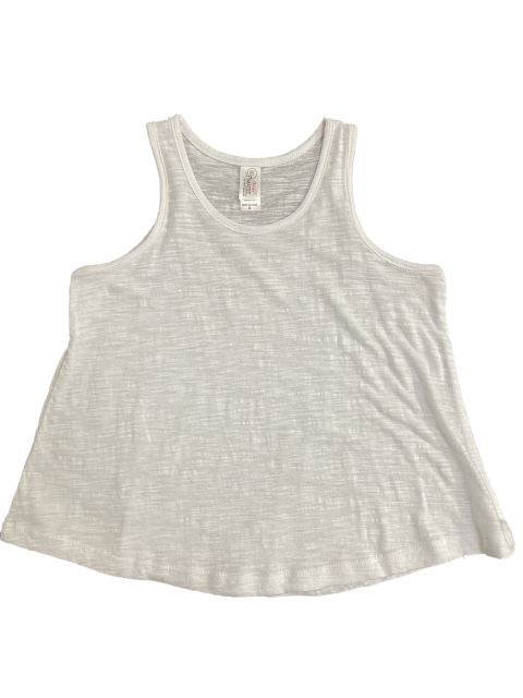 9007 Girls Curve Hem Flowy Tank
