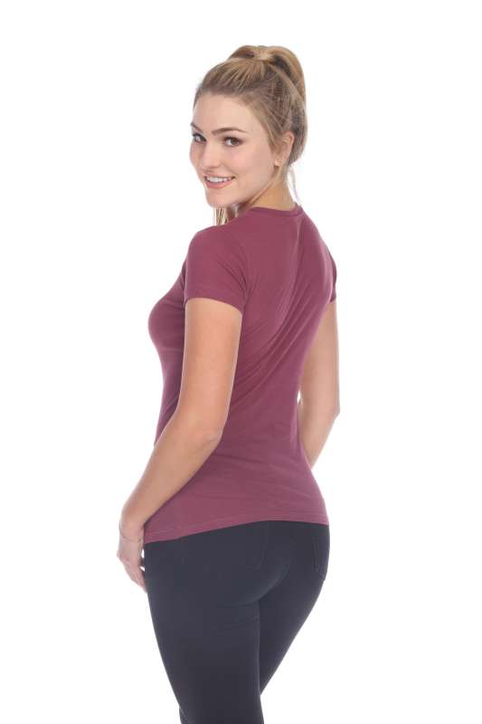 5003 Juniors Cap Sleeve "Tear Drop" V-Neck Tee
