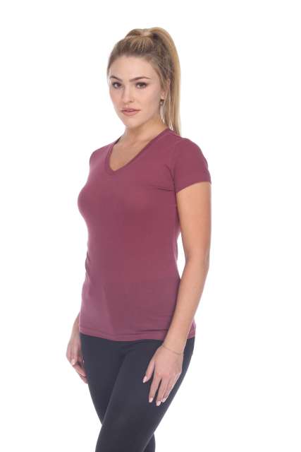 5003 Juniors Cap Sleeve "Tear Drop" V-Neck Tee