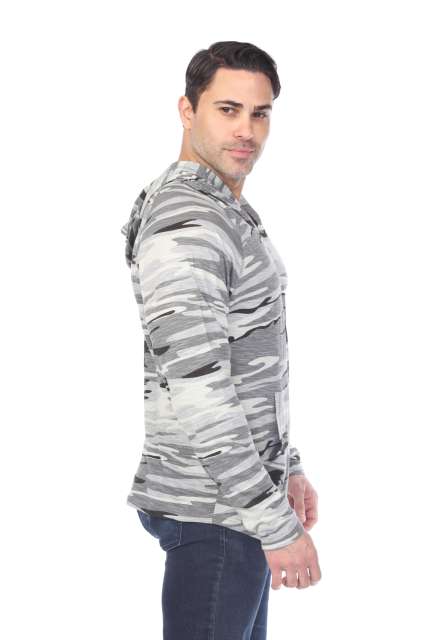 3606C Adult Unisex Camo Print Pullover Hoodie