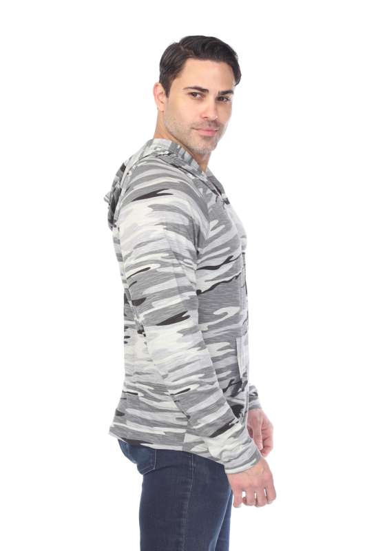 3606C Adult Unisex Camo Print Pullover Hoodie