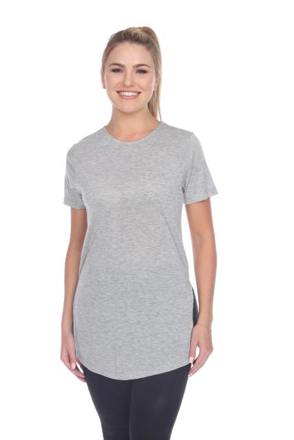 3308 Junior's Viscose Short Sleeve Vented Tee