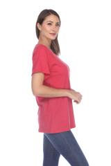 3207 Junior's Tri-blend Essential Hi-Lo Pocket Tee