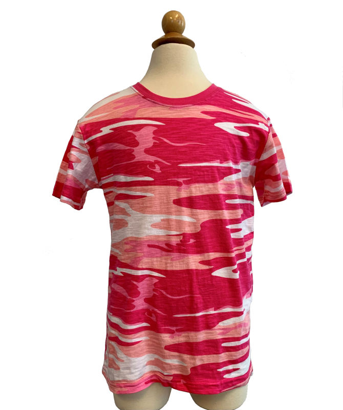 9001C - Youth Unisex Camo Print Short Sleeve Tee