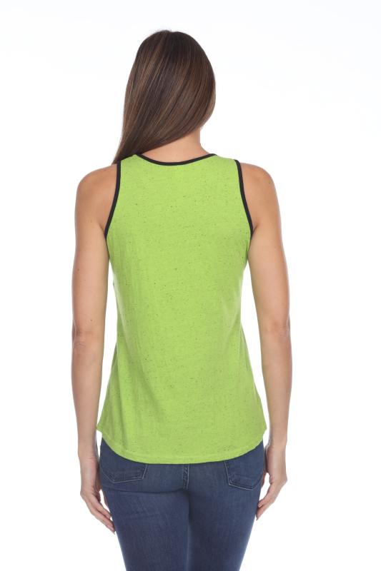 1207 Junior's Curve Hem Nub Ringer Tank