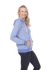 7892 Ladies French Terry Long Sleeve Zip Hoodie
