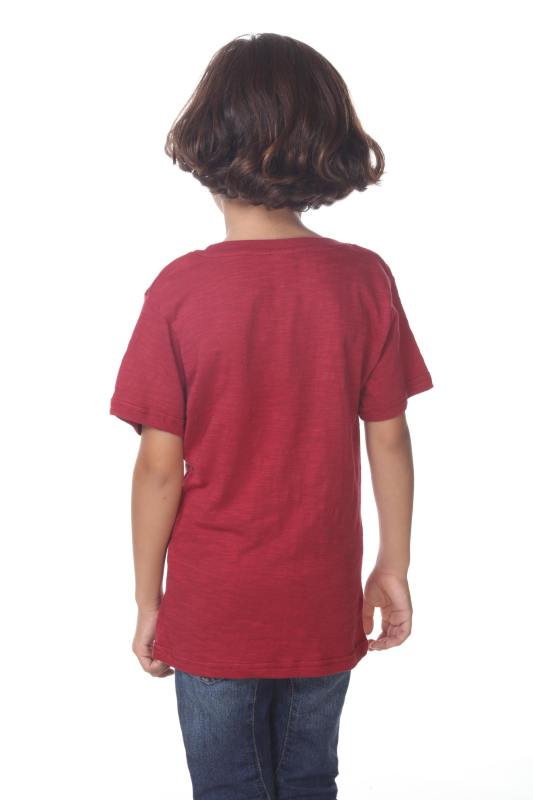 9002 Youth Cotton Slub Short Sleeve Crewneck Tee