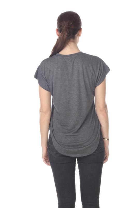 3307 Junior's Modern Cap Sleeve Tee