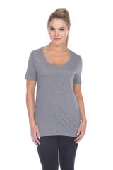3207 Junior's Tri-blend Essential Hi-Lo Pocket Tee