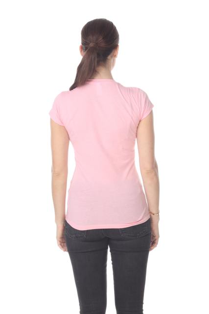 3000 Junior's Cap Sleeve CVC Blended Crew Neck Tee