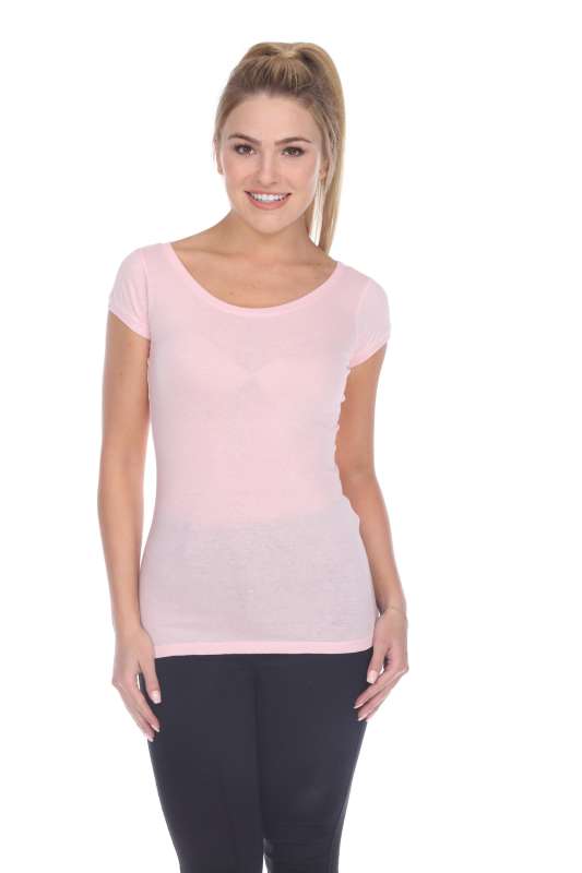 5001 Junior's Cap Sleeve Scoop Neck Tee