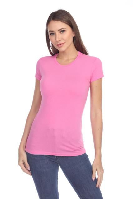 1000 Junior's Luxury Cap Sleeve Crew Neck Tee