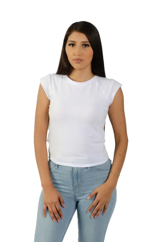 1006 Juniors Cap Sleeve Baby Tee
