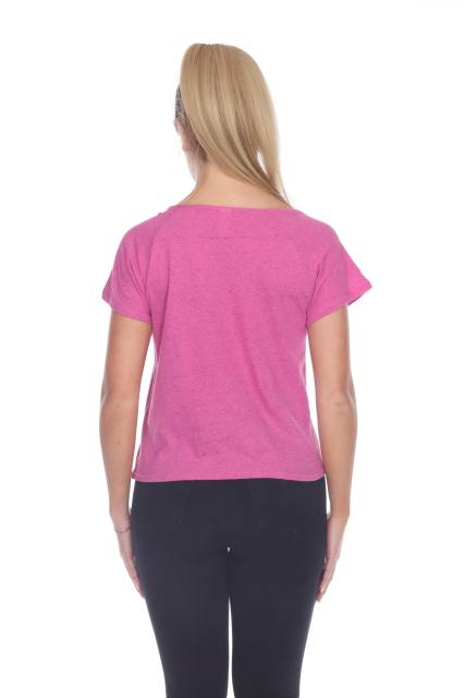 1202 Junior's Cotton Nub Short Sleeve Crop Box Tee