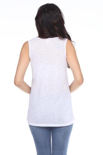 7402 LADIES POLY RAYON SLUB TANK TOP