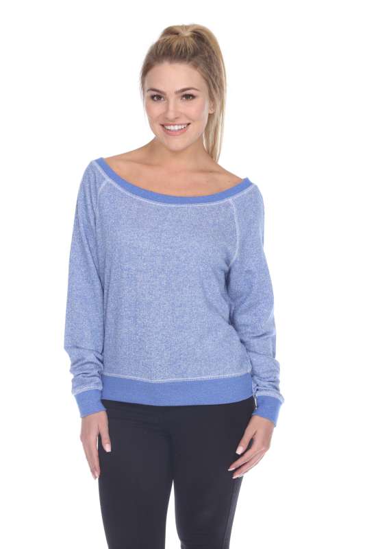 8904 Junior's French Terry Long Sleeve Pullover