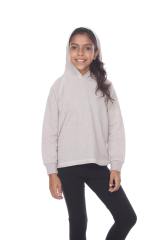 8906G Girls French Terry Pullover Hoodie