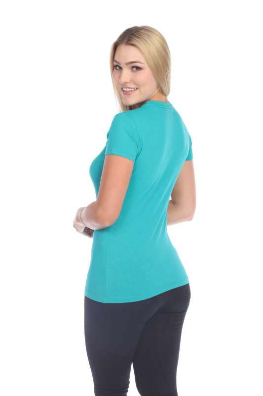 1000 Junior's Luxury Cap Sleeve Crew Neck Tee