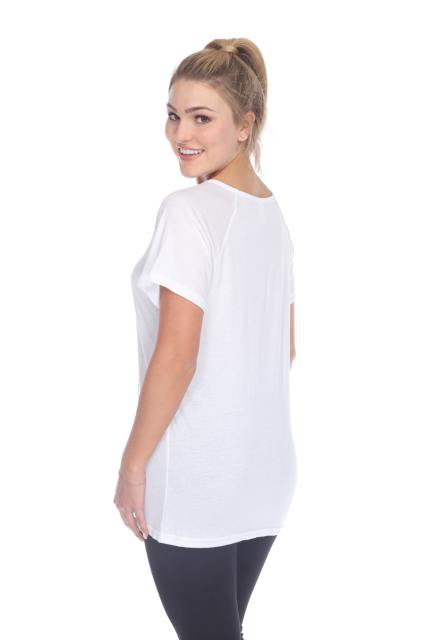 3002 Junior's Scoop Neck Short Sleeve Boxy Straight Tee