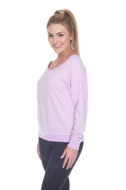 8904 Junior's French Terry Long Sleeve Pullover