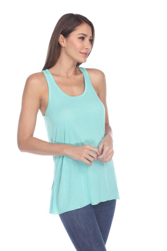 3301 Junior's Racerback Viscose Flowy Tank