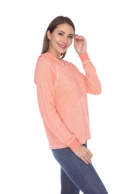 8906 Junior's French Terry Boxy Hoodie Pullover