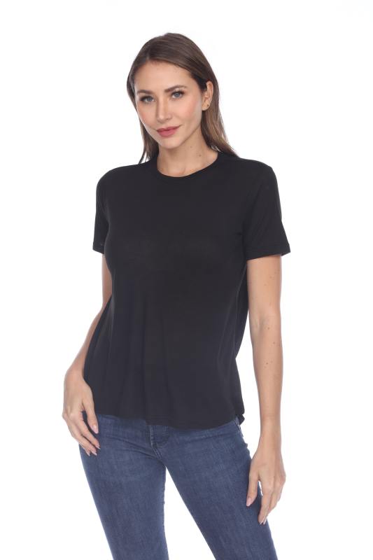 3305 Junior's Shirred Tee