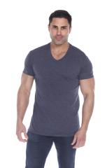3751 Men's Tri Blend V-Neck Tee