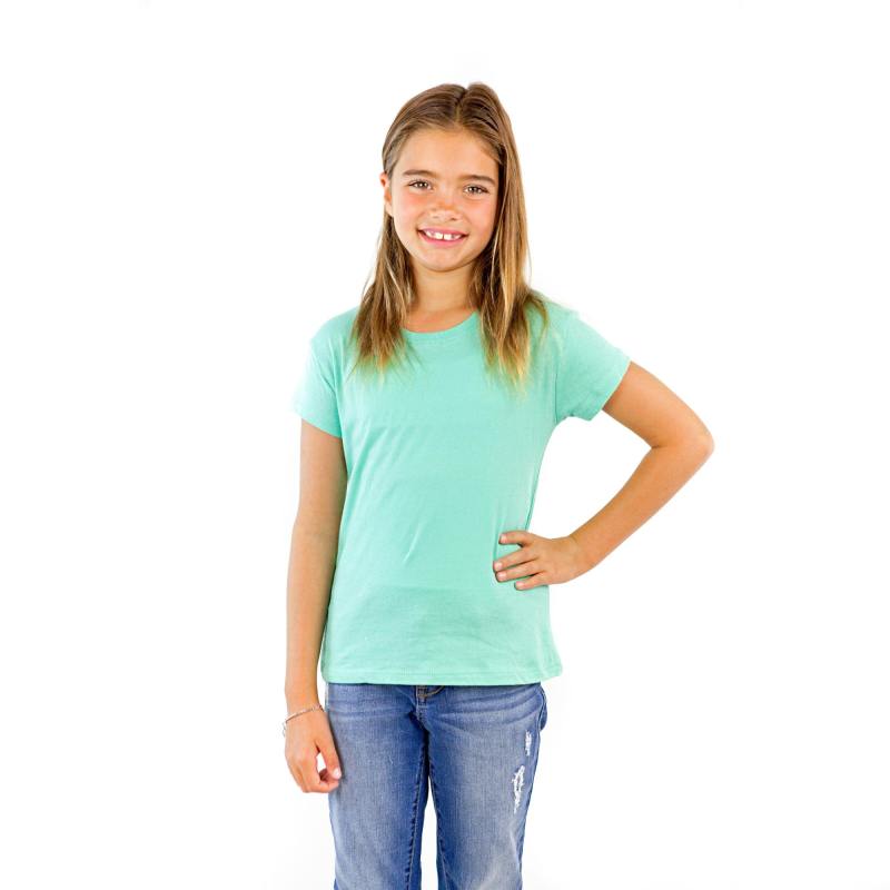 1000G Girls Cap Sleeve Crew Tee