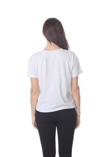 3216 Junior's Rolled Cuff Short Sleeve Boxy Tee