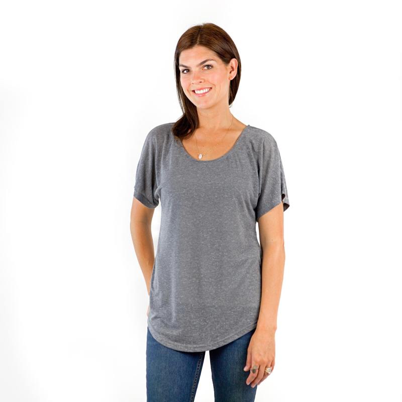 7805 LADIES POLY LINEN DOLMAN