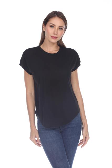 3307 Junior's Modern Cap Sleeve Tee