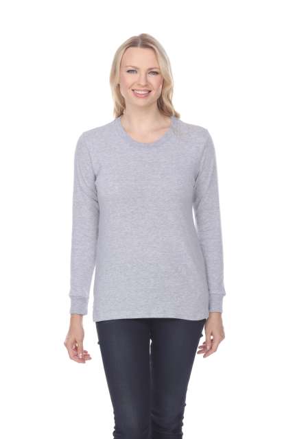 7110 Ladies Long Sleeve Crew Neck Tee with Side Vents