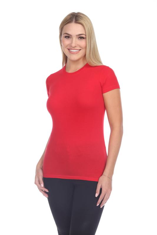 1000 Junior's Luxury Cap Sleeve Crew Neck Tee