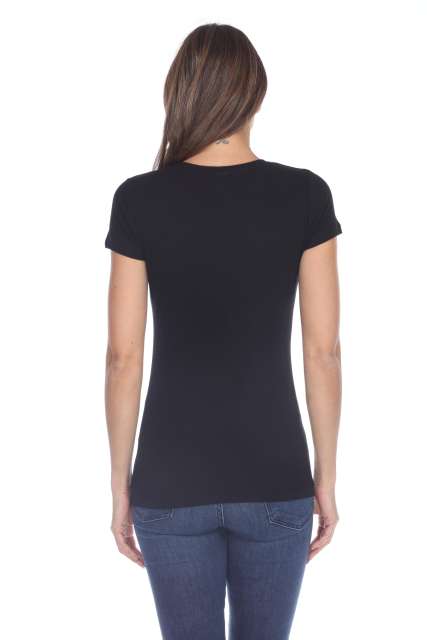 5003 Juniors Cap Sleeve "Tear Drop" V-Neck Tee