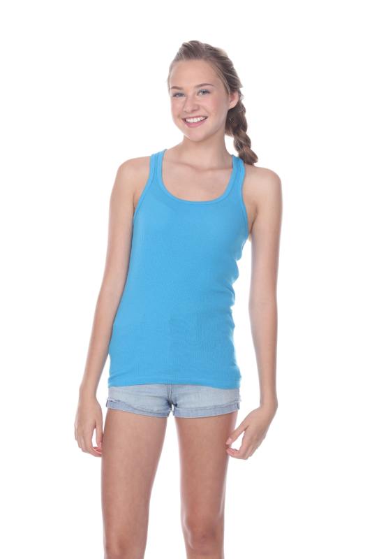 2001 Drop Needle Rib Racerback Tank