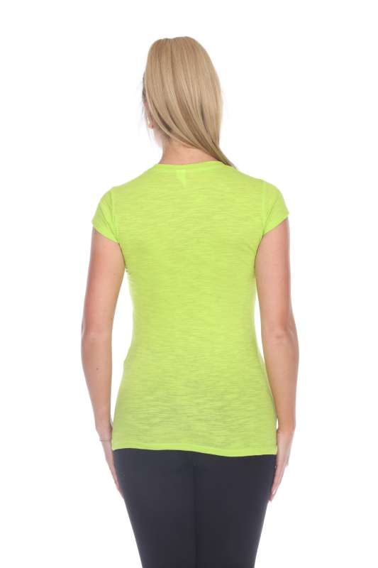 6050 Juniors Cap Sleeve Cotton Slub Tee