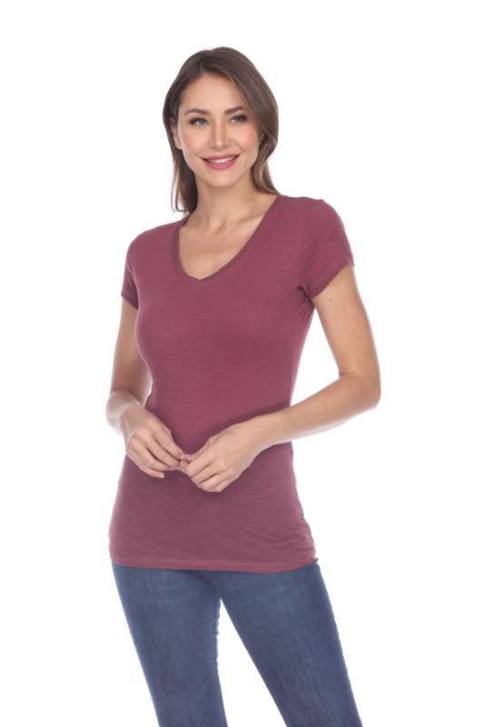 6053 Juniors Cap Sleeve Cotton Slub Tee