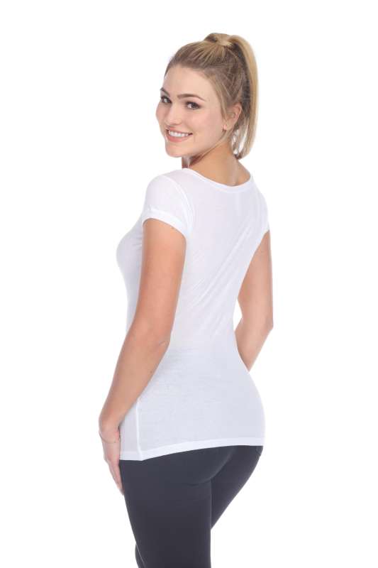 5001 Junior's Cap Sleeve Scoop Neck Tee