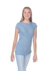 1000 Junior's Luxury Cap Sleeve Crew Neck Tee