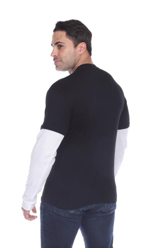 4760 Men's Thermal 2-fer Long Sleeve Jersey Tee