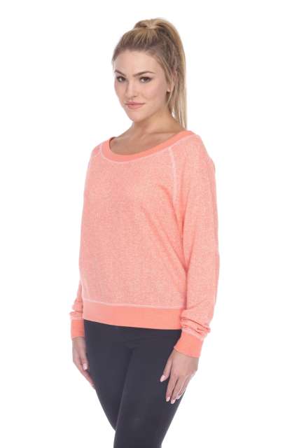 8904 Junior's French Terry Long Sleeve Pullover
