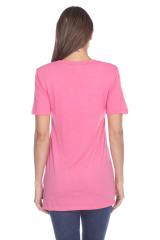 3207 Junior's Tri-blend Essential Hi-Lo Pocket Tee